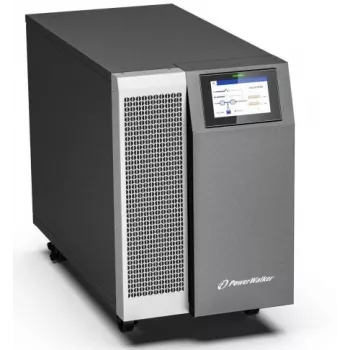 PowerWalker VFI 30K TAP PF1 3/3 BE SAI online de doble conversión, 30kVA/30kW, entrada/salida trifásica, torre, baterías externas