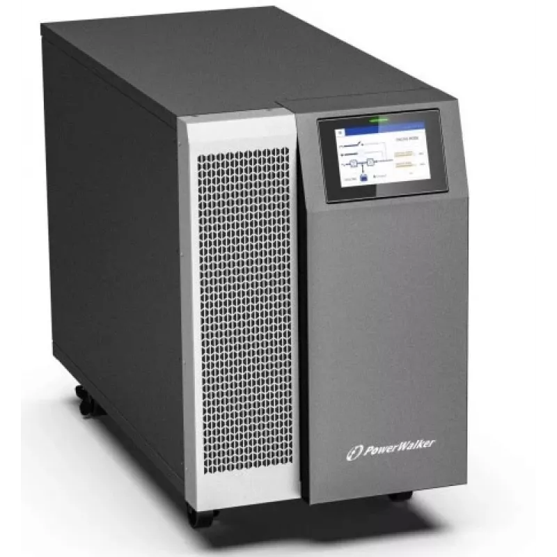 PowerWalker VFI 30K TAP PF1 3/3 BE SAI online de doble conversión, 30kVA/30kW, entrada/salida trifásica, torre, baterías externas