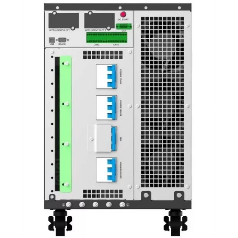 PowerWalker VFI 30K TAP PF1 3/3 BE SAI online de doble conversión, 30kVA/30kW, entrada/salida trifásica, torre, baterías externas