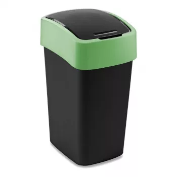 Curver Flip Bin 25L Cubo de basura Negro/Verde