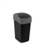 CURVER Flip Bin 25L Cubo de basura Negro/Plata