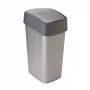 CURVER Flip Bin 45L Cubo de basura Plata/Gris