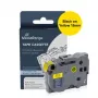 MediaRange Cartucho de cinta de rotulación Flexible ID compatible con Brother TZe-FX641 18mm Amarillo (8m)