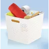 CURVER My Style Cesta de almacenamiento cuadrada 25L Crema