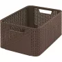 Curver Style Box M 38,6 x 28,7 x 17 cm caja de almacenamiento marrón oscuro con tapa