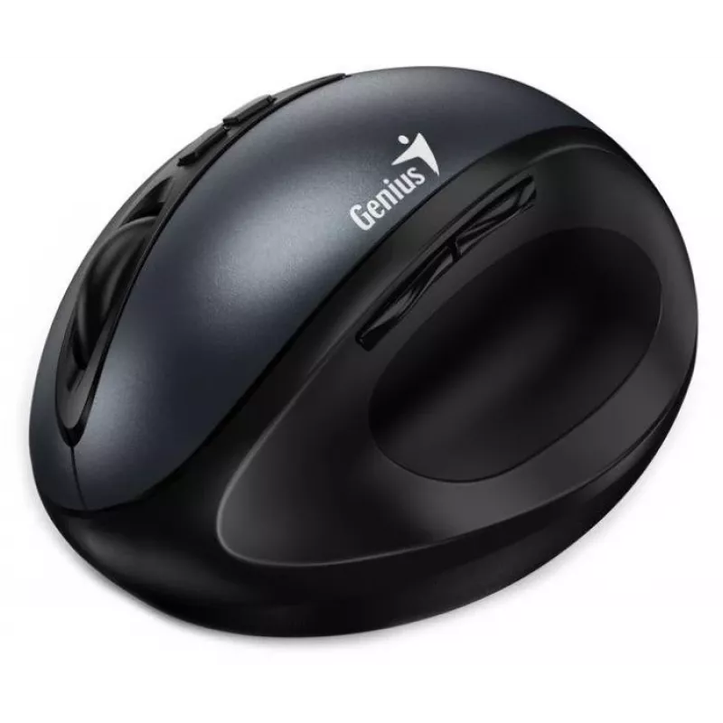 Genius Ergo 8300S ratón inalámbrico, 1600 DPI, negro/gris