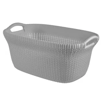 Curver Knit cesta de ropa 40L gris claro