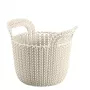 CURVER cesta Knit XS redonda 3L blanca 23x19x19cm