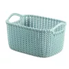 CURVER cesta Knit XS rectangular de almacenamiento 3L azul 25x18x14cm