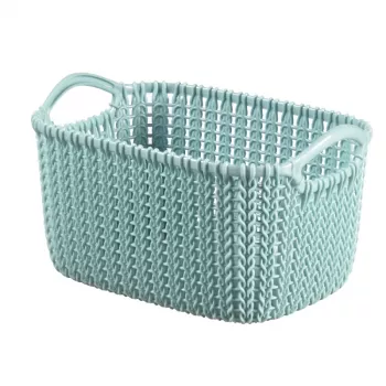 CURVER cesta Knit XS rectangular de almacenamiento 3L azul 25x18x14cm