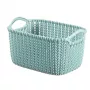 CURVER cesta Knit XS rectangular de almacenamiento 3L azul 25x18x14cm