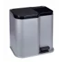 CURVER Duo 15+7L plata/gris oscuro cubo de pedal