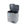 CURVER Duo 15+7L plata/gris oscuro cubo de pedal