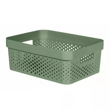 CURVER Infinity Recycled caja 11L 36x27x14cm verde