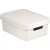 Curver Infinity Recycled caja de almacenamiento 11L con tapa, blanca