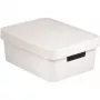 Curver Infinity Recycled caja de almacenamiento 11L con tapa, blanca