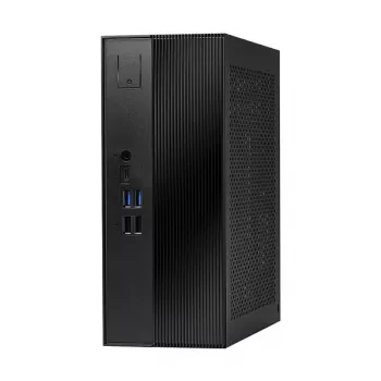 ASRock DeskSlim B760 mini-PC barebone - Intel B760, LGA1700, DDR4 SO-DIMM, 2x M.2 PCIe Gen4, HDMI 2.1, DP 1.4, VGA, USB-C, Gigabit-LAN, 1,92L, negro
