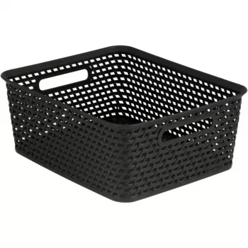 Curver Your Style M cesta de almacenamiento 35x30x13 cm marrón oscuro plegable apilable 13,7L