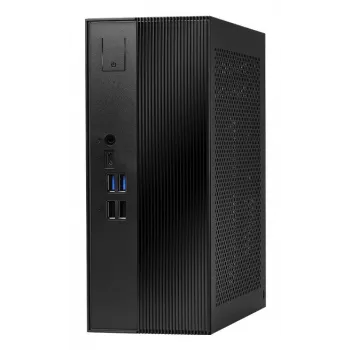 ASRock DeskSlim X600 mini-PC barebone, zócalo AMD AM5, DDR5 SO-DIMM, PCIe Gen5 M.2, 2,5GbE, sin RAM/almacenamiento/SO, negro