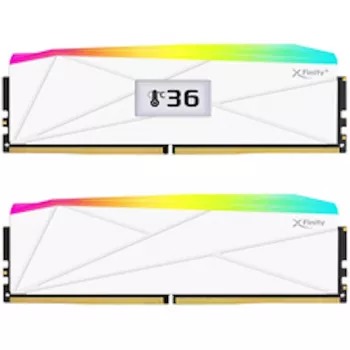 V-Color Manta XFinity+ aRGB RAM DDR5-6000, CL28, XMP/EXPO - kit dual de 32 GB, blanco