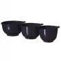 CURVER set de boles para mezclar 3 uds. 1,5L + 2L + 2,5L, azul oscuro