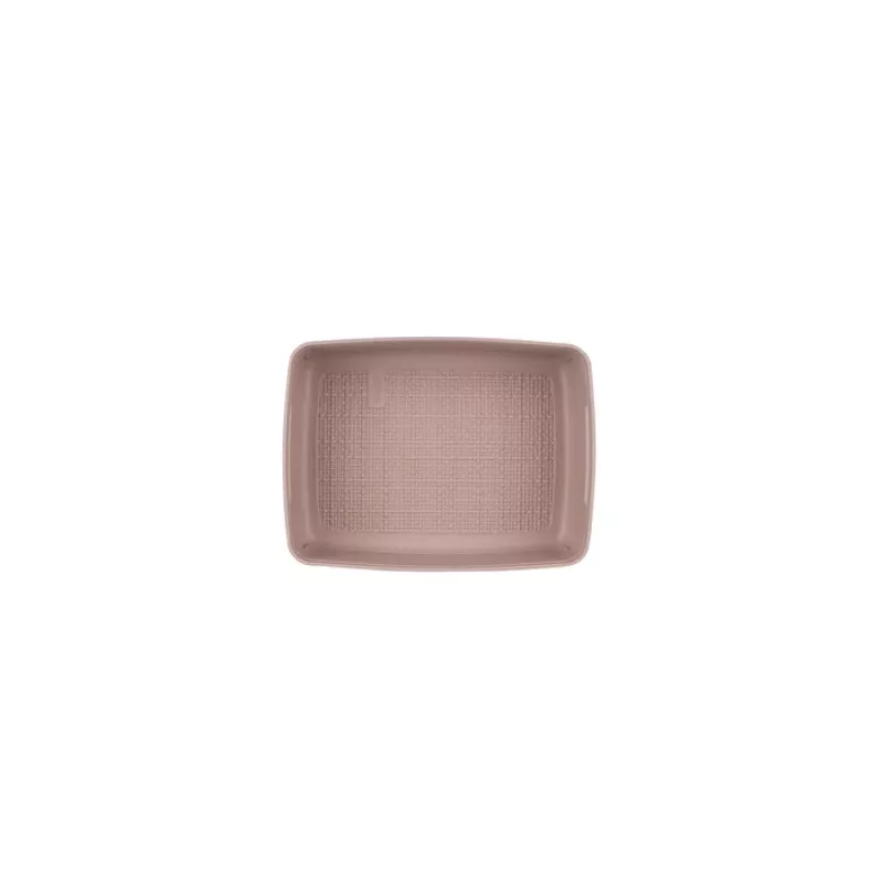 CURVER Cesta Jute S 5L 27x20x11cm Rosa - Cesta de almacenamiento de yute natural