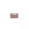 CURVER Cesta Jute S 5L 27x20x11cm Rosa - Cesta de almacenamiento de yute natural