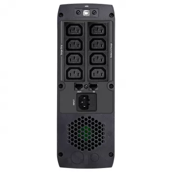 FSP ST 1500 Torre SAI Line-Interactive 1500VA 900W con 8 tomas IEC C13, USB y RS-232, protección contra sobretensiones RJ45
