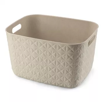 CURVER Softex Cesta de almacenamiento grande 19L Blanco tiza