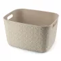 CURVER Softex Cesta de almacenamiento grande 19L Blanco tiza
