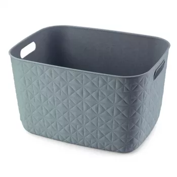 CURVER Softex L Cesta de almacenamiento 19L rectangular Petróleo textura tejida