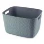 CURVER Softex L Cesta de almacenamiento 19L rectangular Petróleo textura tejida