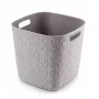 CURVER Softex Cesta de almacenamiento cuadrada 15L Blanco tiza 27,9x27,9x26,9cm