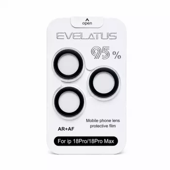 Evelatus Apple iPhone 18 Pro / 18 Pro Max Protector de cristal para lente de cámara Armor Clear