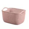 Curver Knit S Cesta de almacenamiento rectangular 8L Rosa