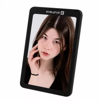 Evelatus LiveCase Display – Pantalla de fotos inteligente Bluetooth, controlada por app, TFT LCD de 2,8 pulgadas, Negro