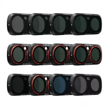 Freewell Mega Filter Set para Insta360 Luna Ultra, 12 piezas (FW-LNUB-MEGA)
