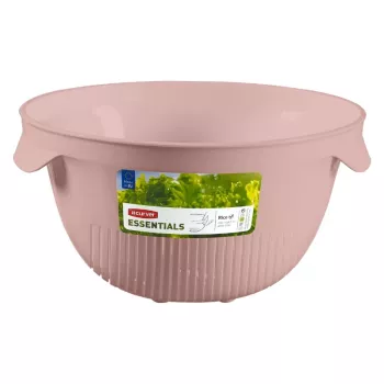 Curver Kitchen Essentials Colador de silicona plegable Rosa