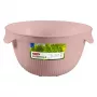 Curver Kitchen Essentials Colador de silicona plegable Rosa
