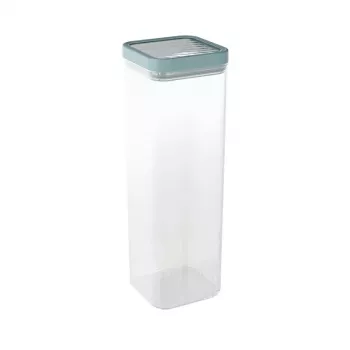 CURVER Kara Recipiente para alimentos secos 2,4L Transparente/Petróleo Hermético Sin BPA