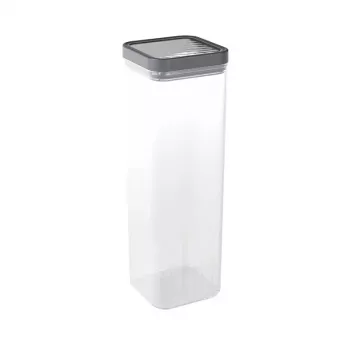 CURVER Kara Recipiente para alimentos secos 2,4L Transparente/Gris oscuro
