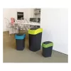 Curver Flip Bin Papelera 45L Negro/Azul