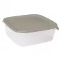 CURVER Fresh&Go Set de cajas de almacenamiento 4 uds. rectangulares 0,5+0,8+1,7+2,9L Beige