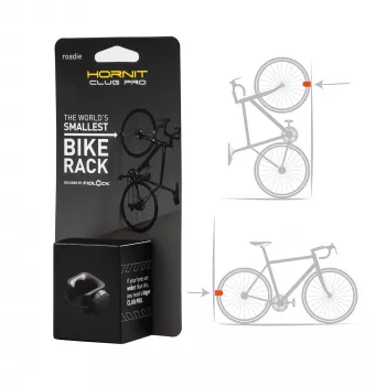 Soporte de bicicleta Hornit CLUG PRO Roadie Black S 7761RCP - 23mm-32mm (1-1.25)