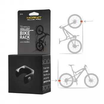 Hornit CLUG PRO MTB Plus sistema de almacenamiento para bicicleta – negro, XXL (compatible con neumáticos de 2,3