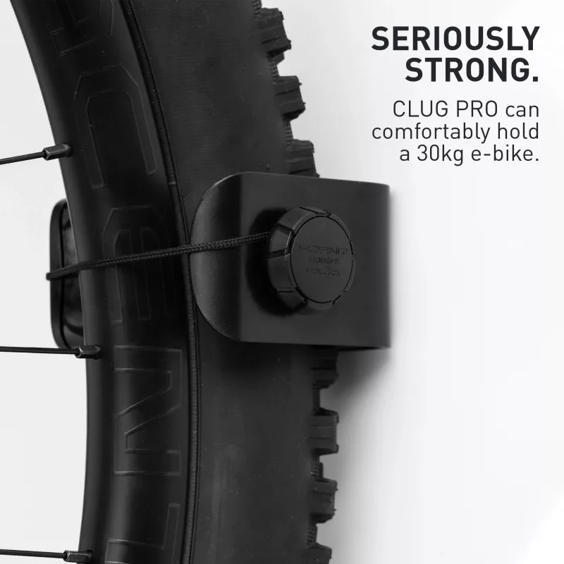 Hornit CLUG PRO MTB Plus sistema de almacenamiento para bicicleta – negro, XXL (compatible con neumáticos de 2,3