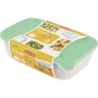CURVER Fresh & Go set de almacenamiento rectangular 3 piezas (2L + 1L + 0,5L) verde