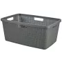 CURVER cesto de la ropa Jute 46L 59x39x26cm gris oscuro
