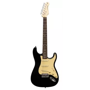 Stagg SES-30 BK guitarra eléctrica - negra