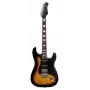 Stagg SES-60 SNB guitarra eléctrica - Sonic Blue, pastillas SSS, cuerpo de aliso